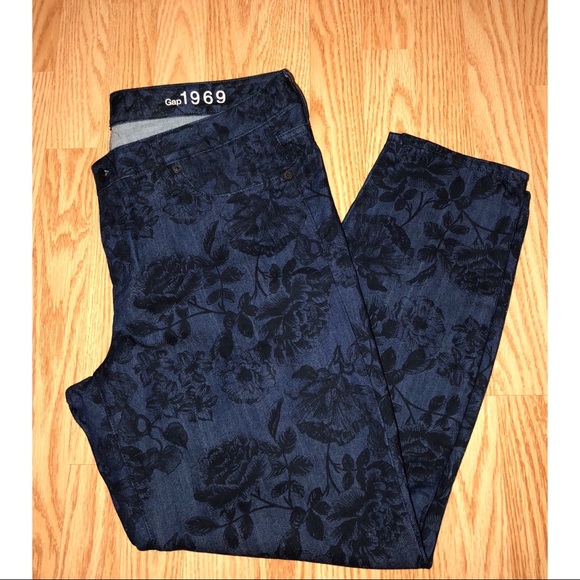 GAP Denim - Gap Always Skinny 1969 Flower Print Jeans